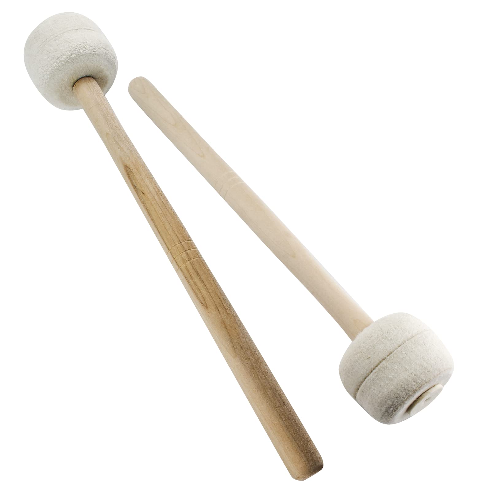 バスドラムマレット Amazon | Moicstiy バスドラムマレット2個 13.4インチ ウール